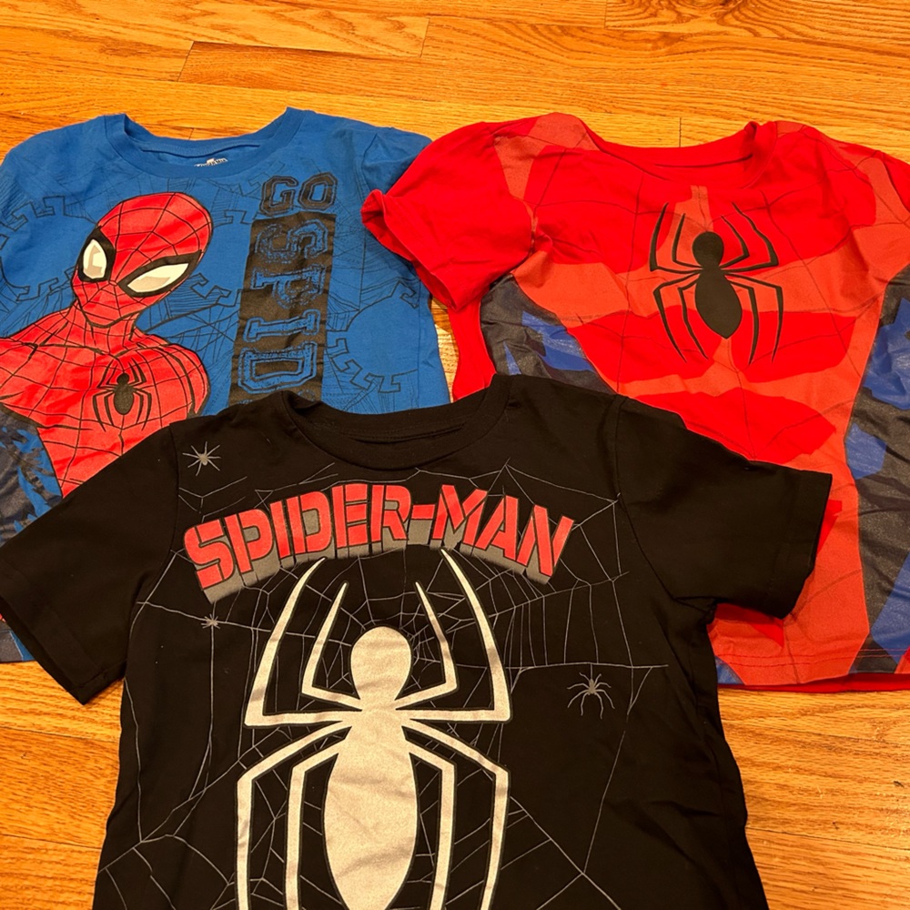 Set of Spiderman T-shirt’s- Size 7
